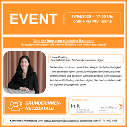 Das Werbeplakat zur Veranstaltung.